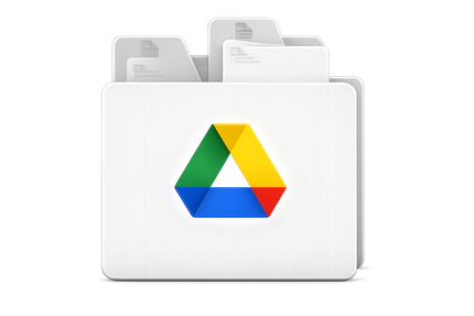 A cluttered stack of cloud storage folders